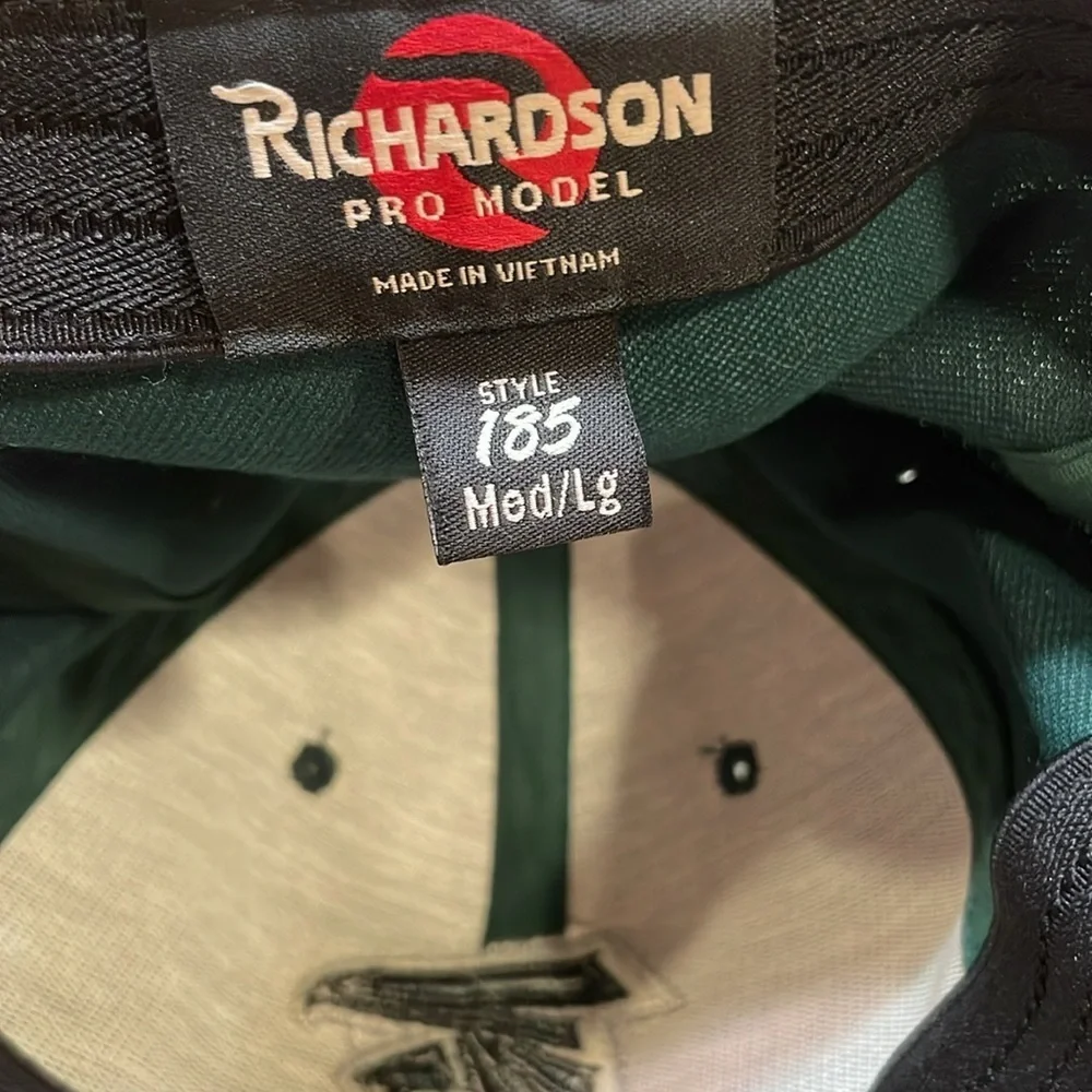 RICHARDSON PRO MODEL ATLANTA FALCONS GREEN FITTED HAT CAP SIZE M/L